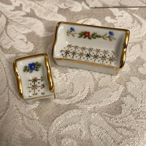 Pair Limoges Miniatures